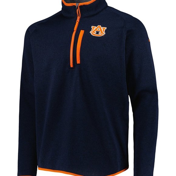 Columbia Auburn Tigers Canyon Point Raglan Half-Zip Pullover Men's Size XL NEW - Picture 4 of 4
